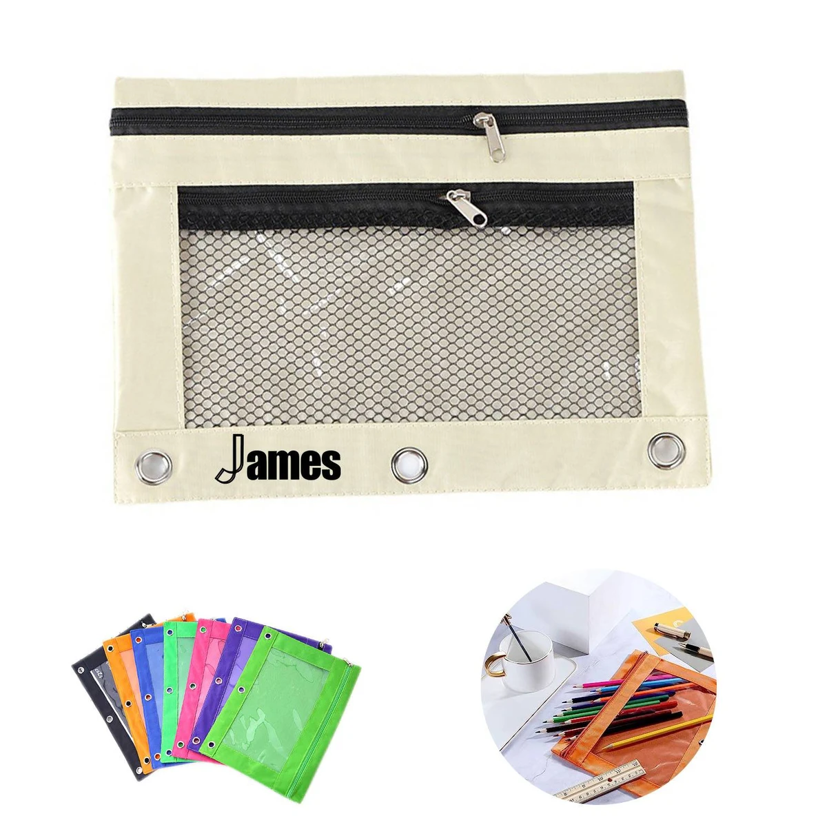 Large Volume Transparent Container Pencil Case 1