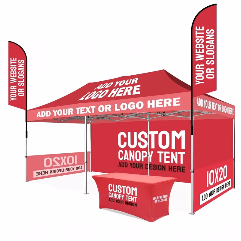 10'x20' Custom Tent Packages with Sublimation
