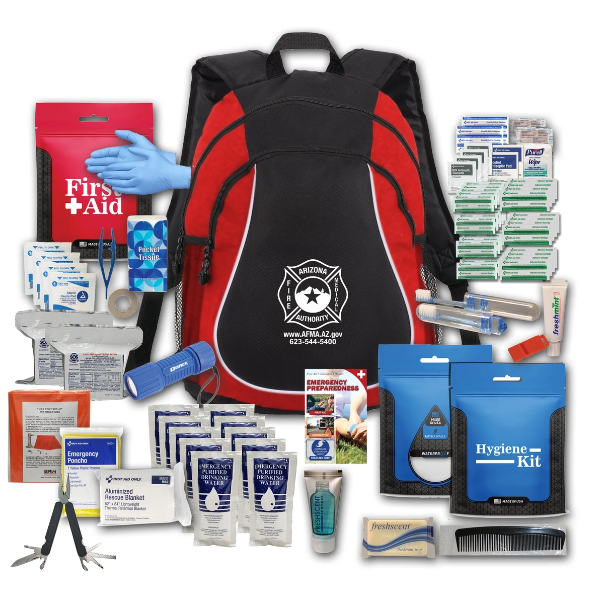 PREMIUM SURVIVAL DISASTER & FIRST AID BACKPACK 1