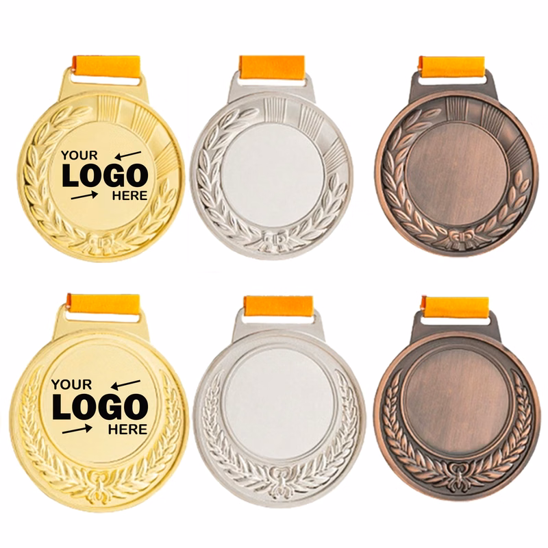Customizable Olive Branch Themed Sports Competition Medal