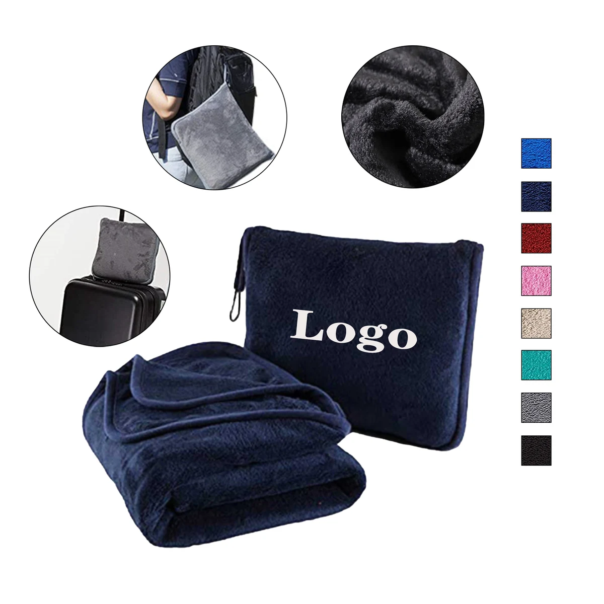 Flannel Collapsible Storage Blanket 1