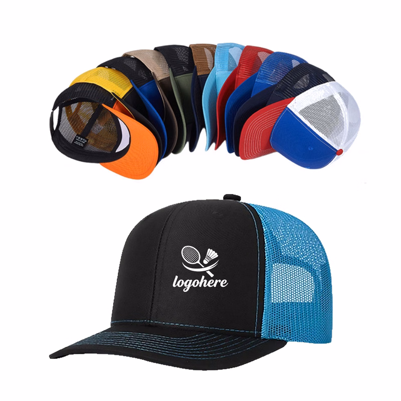 MOQ 10 Cotton Twill Mesh Trucker Hat, High-Quality Richardson 112 Model