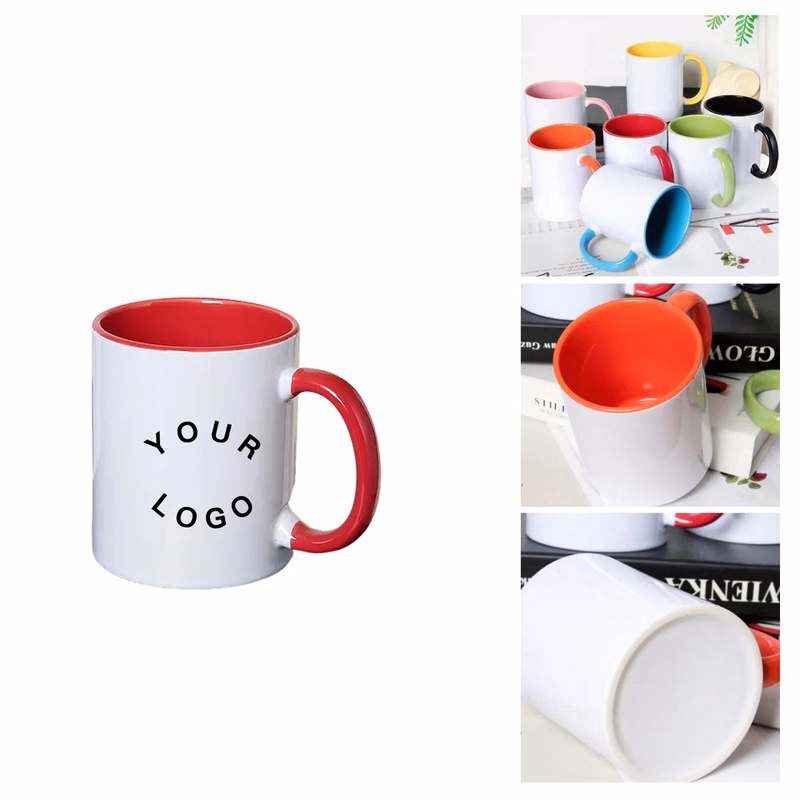 Glossy Ceramic Coffee Mug 11oz for Office or Home