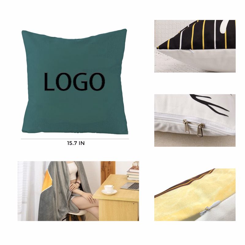 MOQ 10 PCS Canvas Throw Pillow