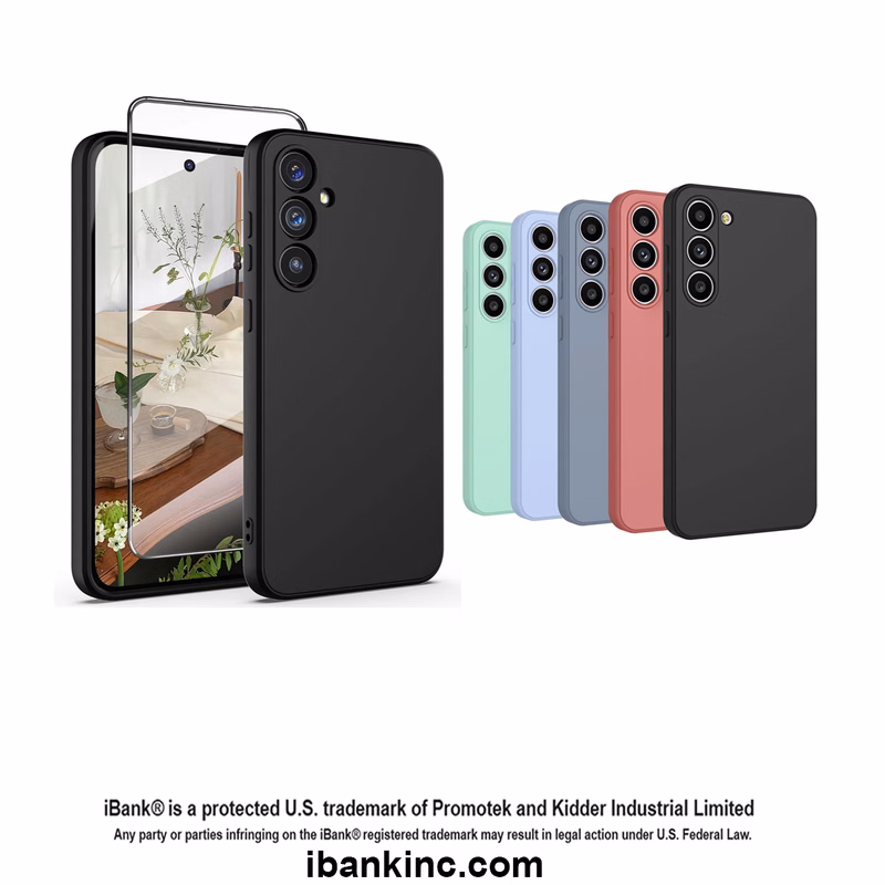 iBank ® Silicone Case for Galaxy S25/24/23/22 + Tempered Glass