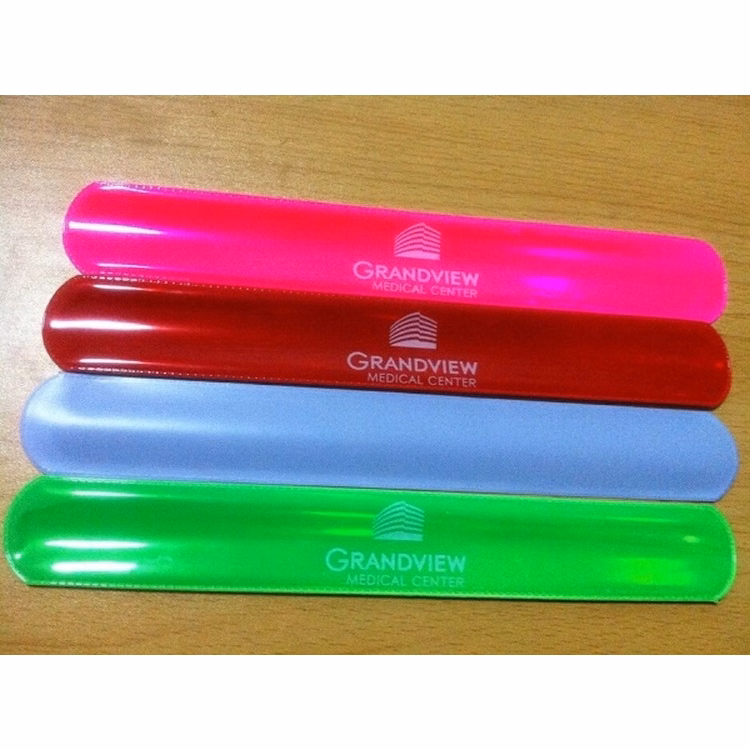 Reflective PVC Slap Bracelet