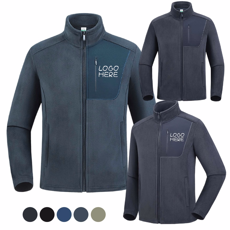 Sweater-Knit Mens Big and Tall Full Zip Jacket