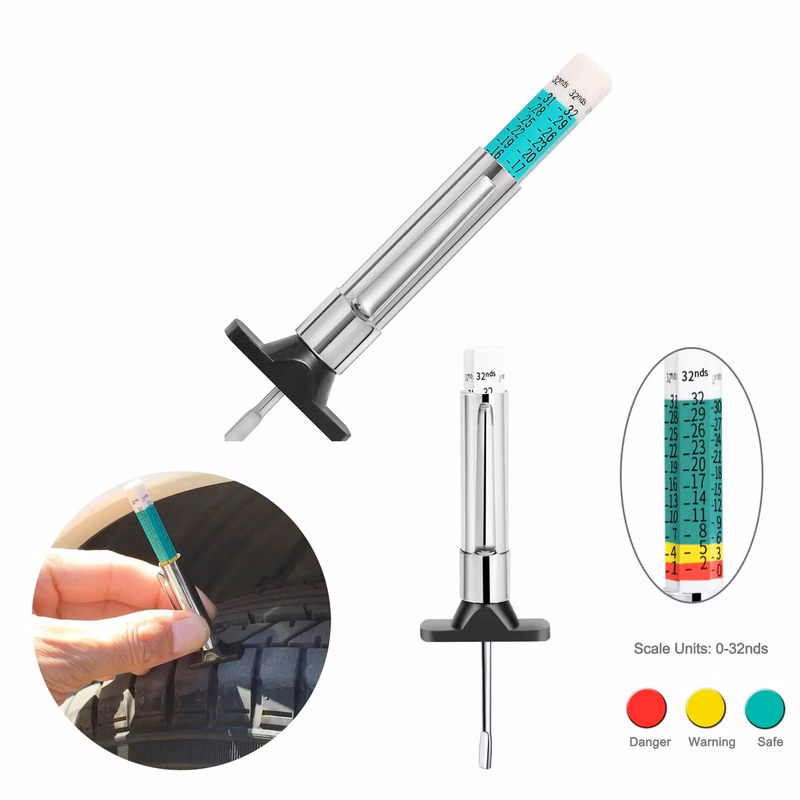 Color-Coded Tread Depth Gauge MOQ50