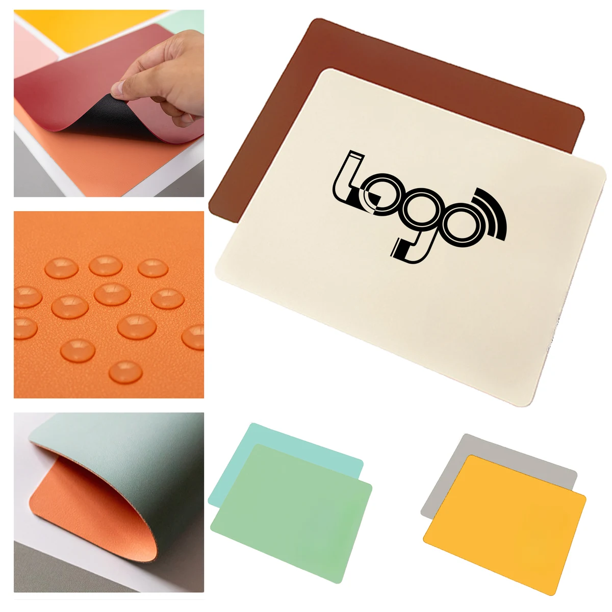 Stylish Dual-Sided PU Leather Desk Mat 1
