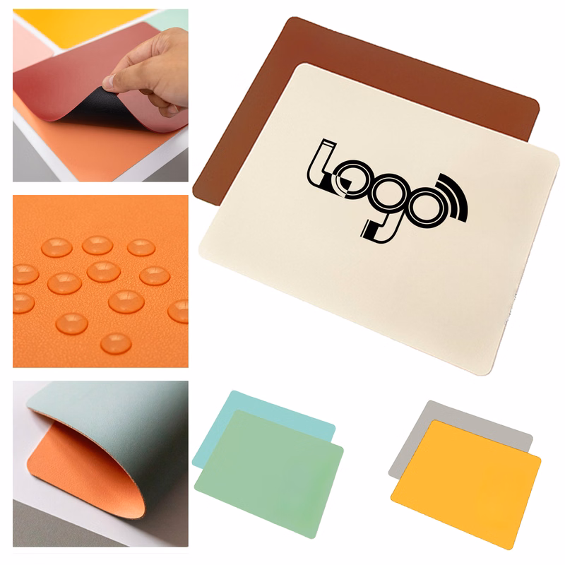 Stylish Dual-Sided PU Leather Desk Mat