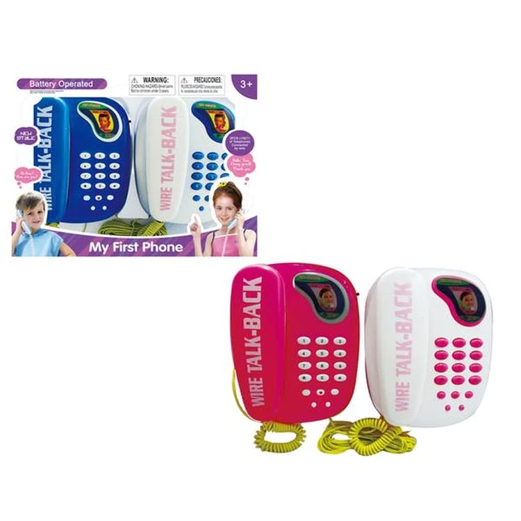Educational Telephone Play Set - 2 Pack Battery Operated 1