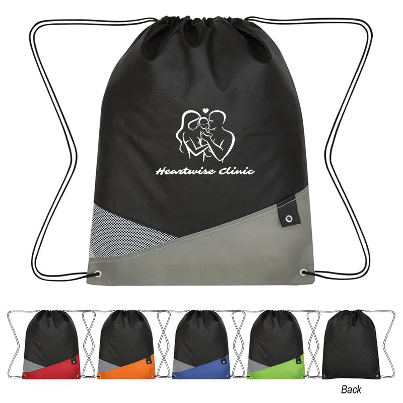 Water-Resistant Athlete's Drawstring Backpack 1