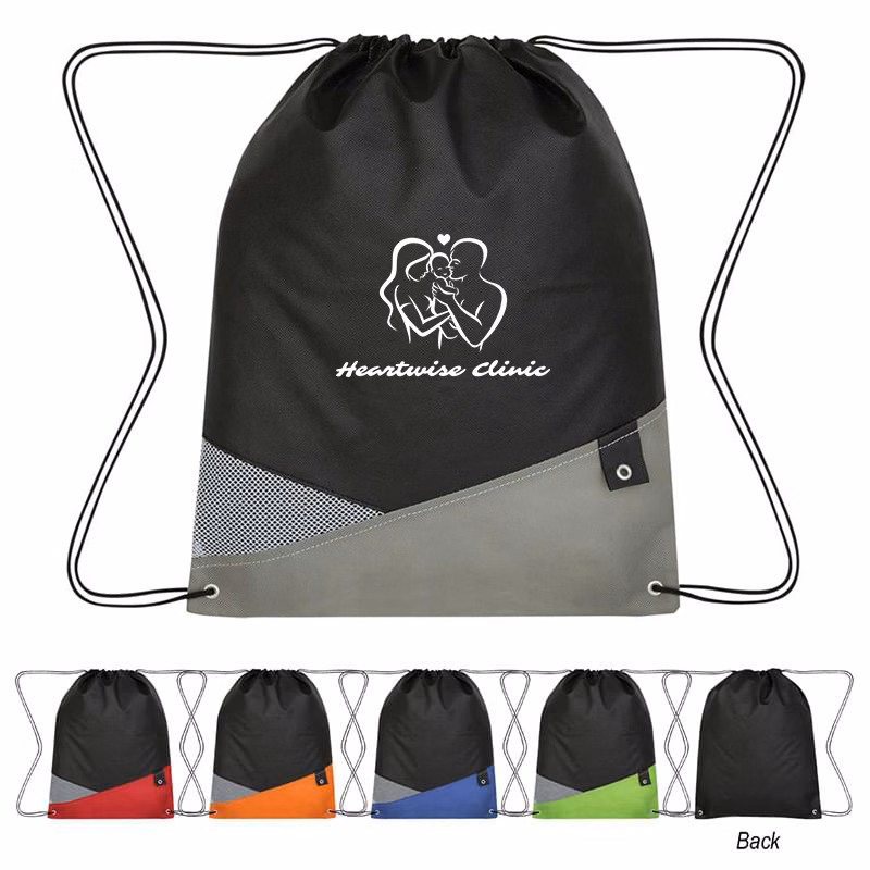 Water-Resistant Athlete's Drawstring Backpack