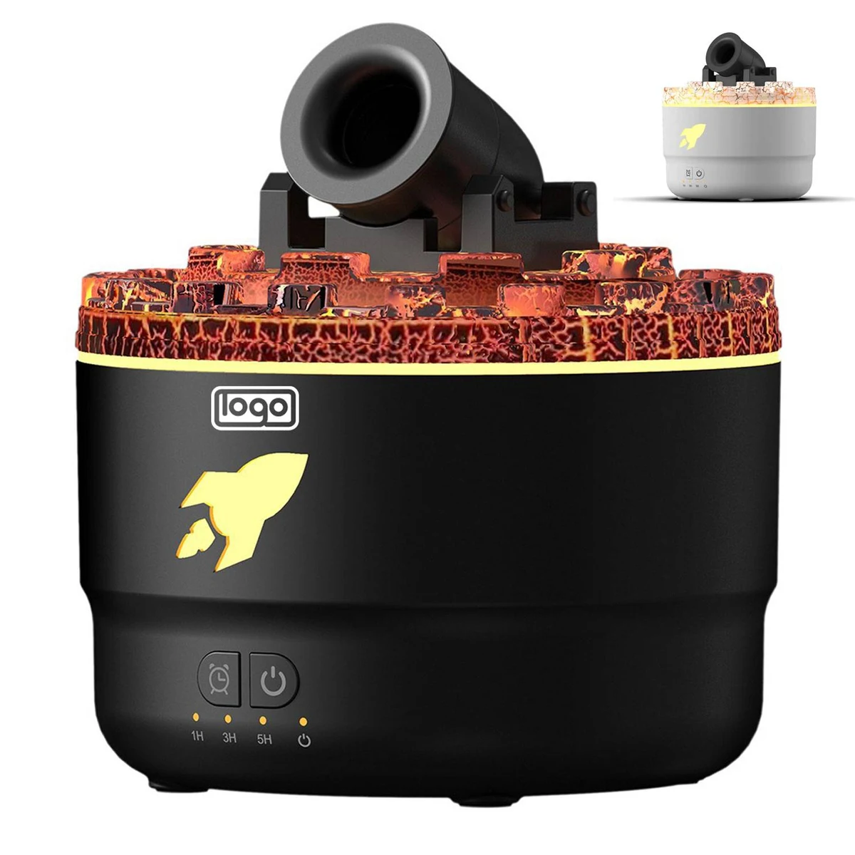 Portable Air Purifying Ultrasonic Vapour Cannon Humidifier 1