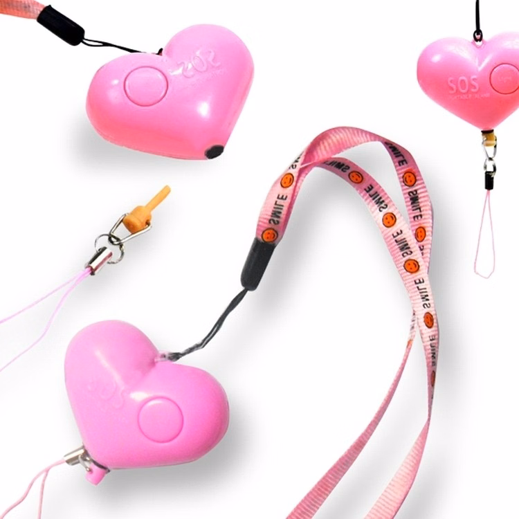 Heart Shape Anti-rape Alarm Device