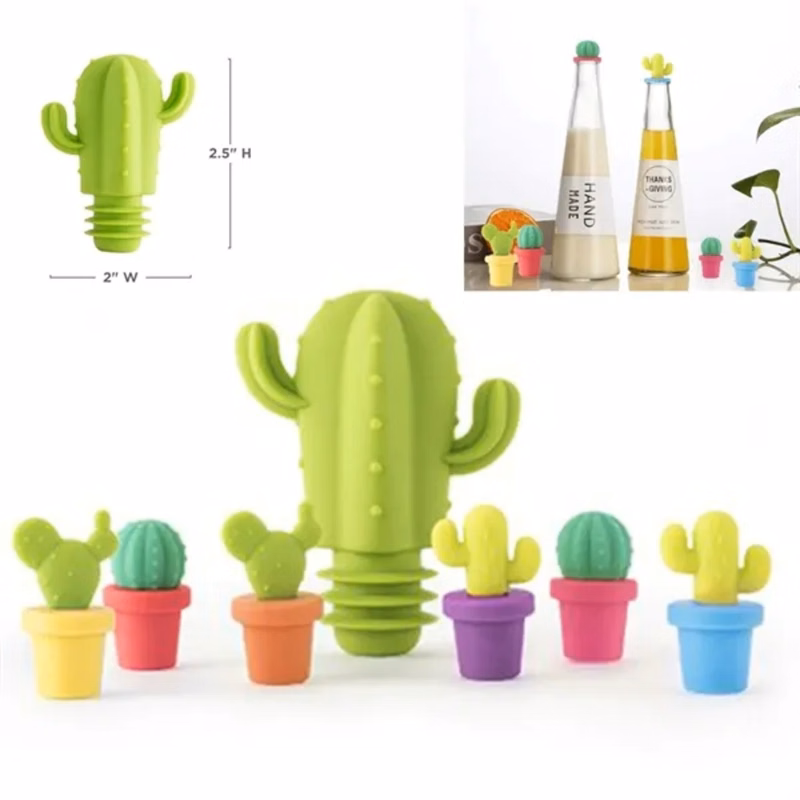 Cactus Wine Bottle Stopper
