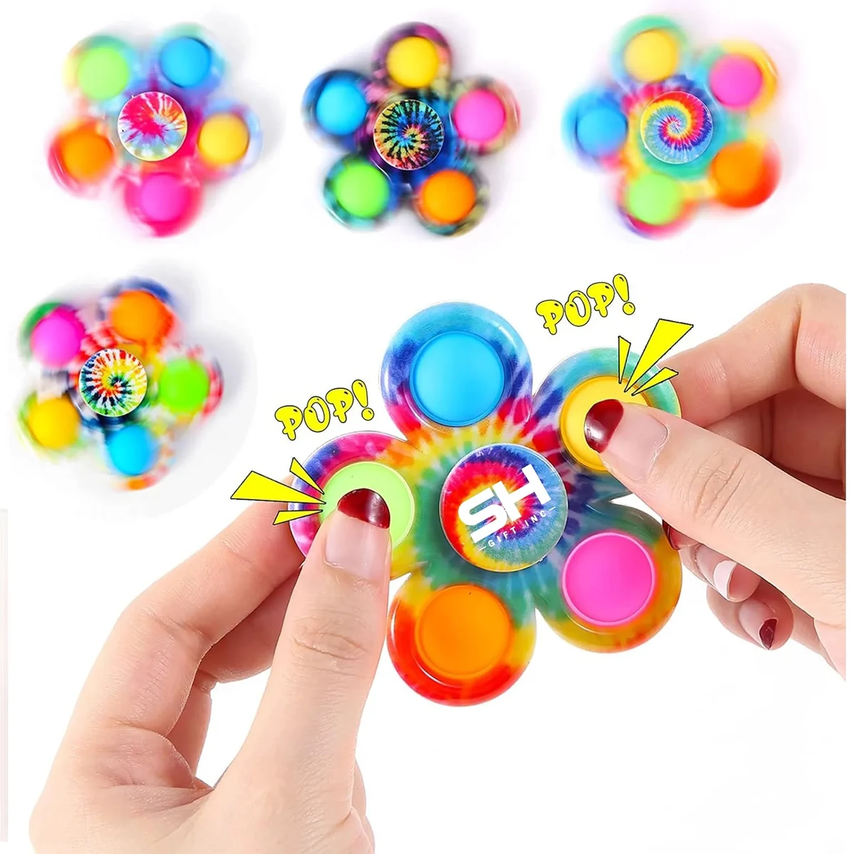 Silicone Rotating Fingertip Gyroscope 1