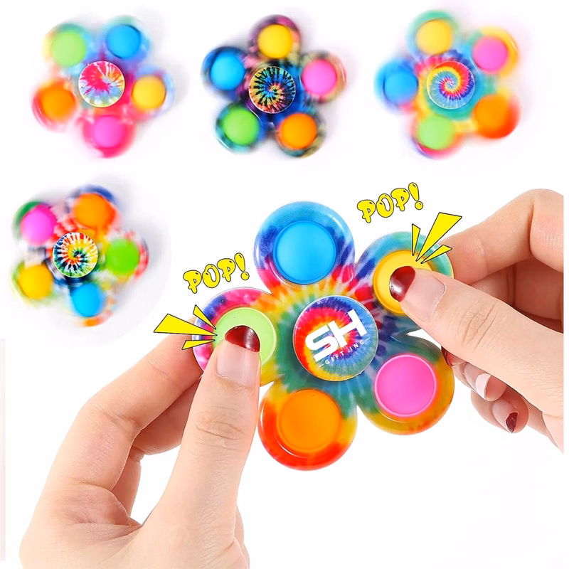 Silicone Rotating Fingertip Gyroscope