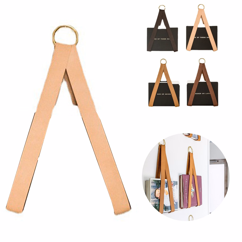Leather Hanging File Holder