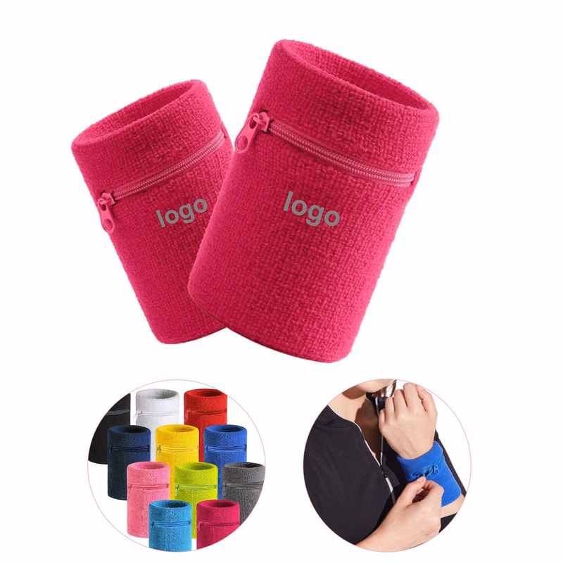 Zipper Pocket Wrist Band