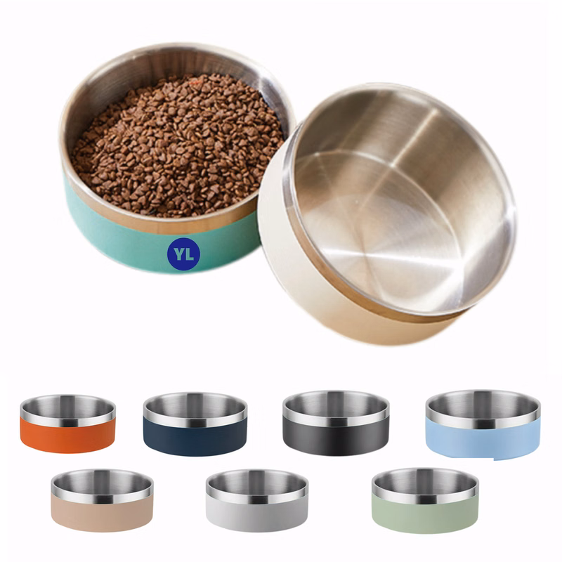 Heavy-Duty 32 oz Stainless Steel Pet Feeder