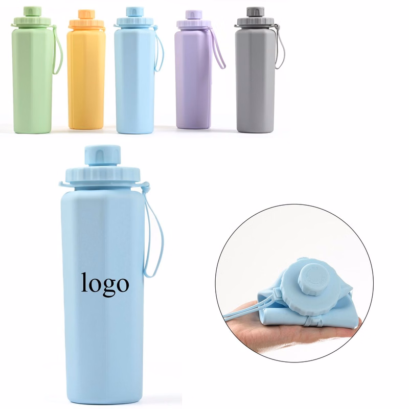 Portable Leakproof Silicone Foldable Sports Drinking Cup