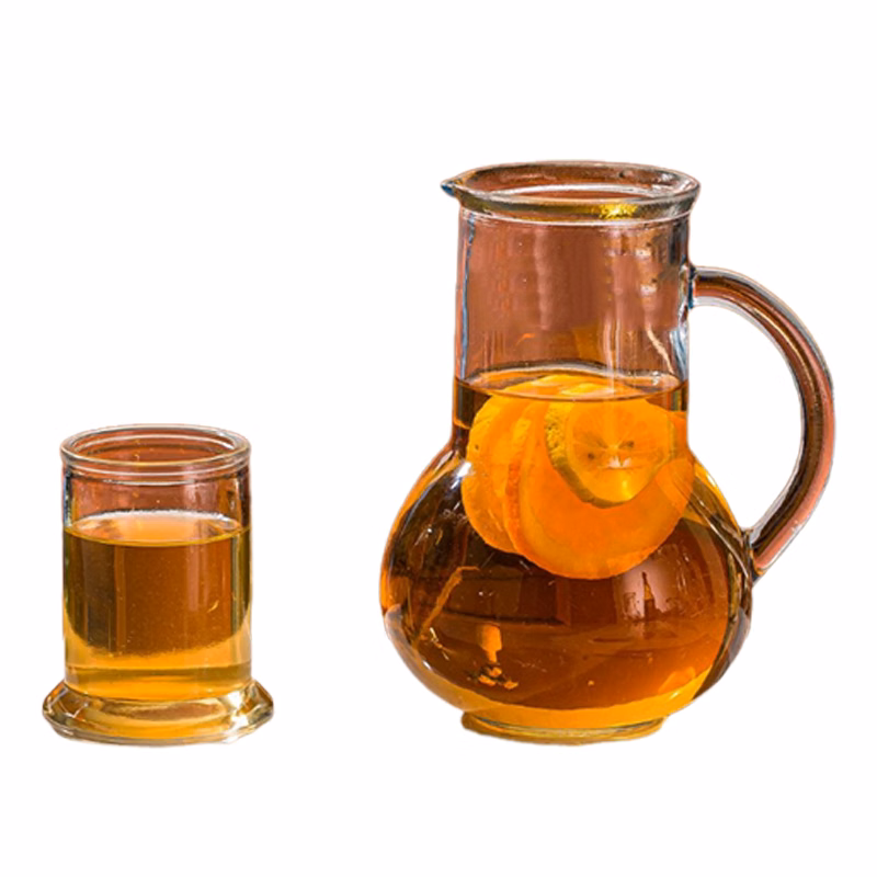 28oz large capacity glass cold kettle with lid