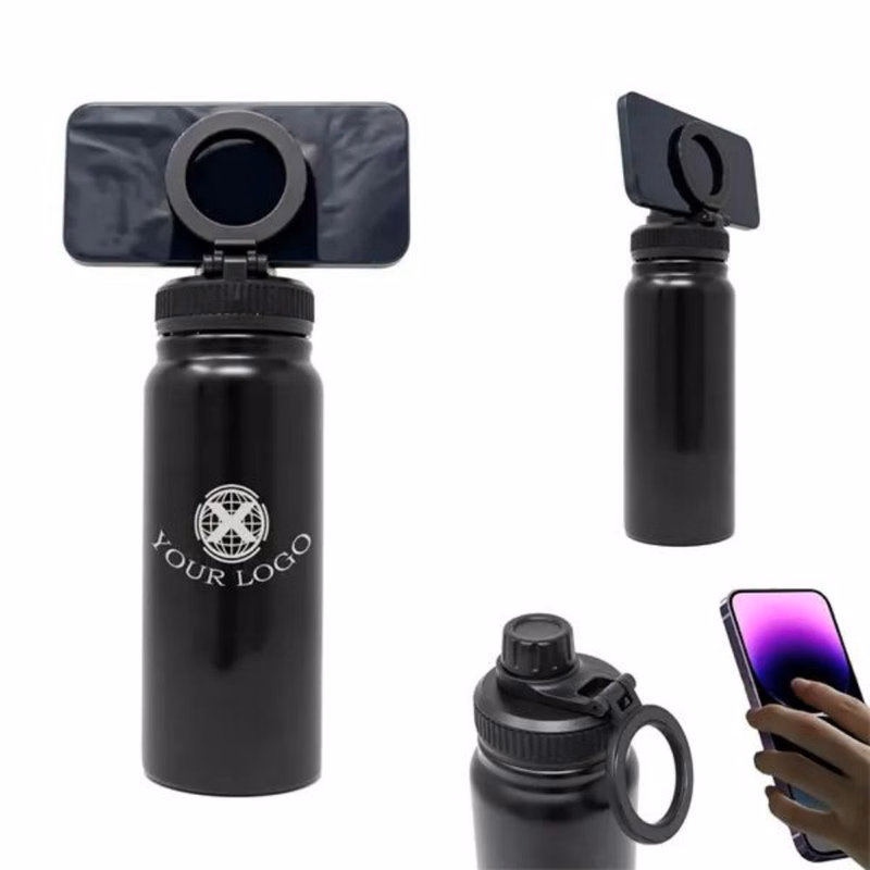 Magnetic Phone Holder Double Layer Space Ice Cup