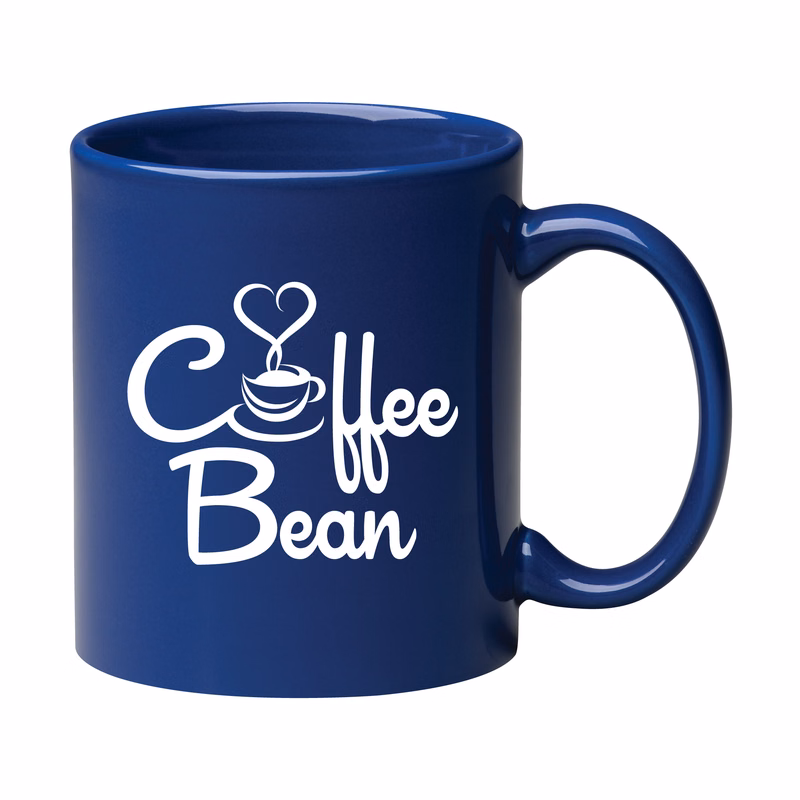 11 oz. Royal Blue C Handle Mug