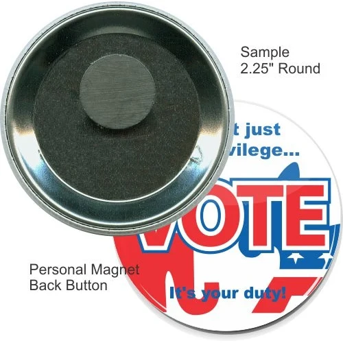Personal Magnet 2 1/4 Inch Round Button 1