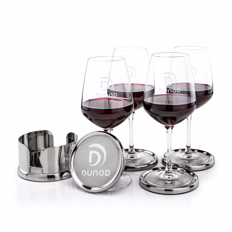 Baldoni Coasters & Mandelay Wine Set