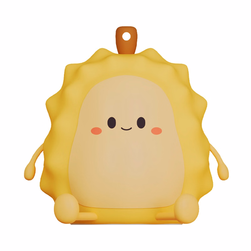 Cute Silicone LED Touch Rechargeable Durian Dimmable Lamp