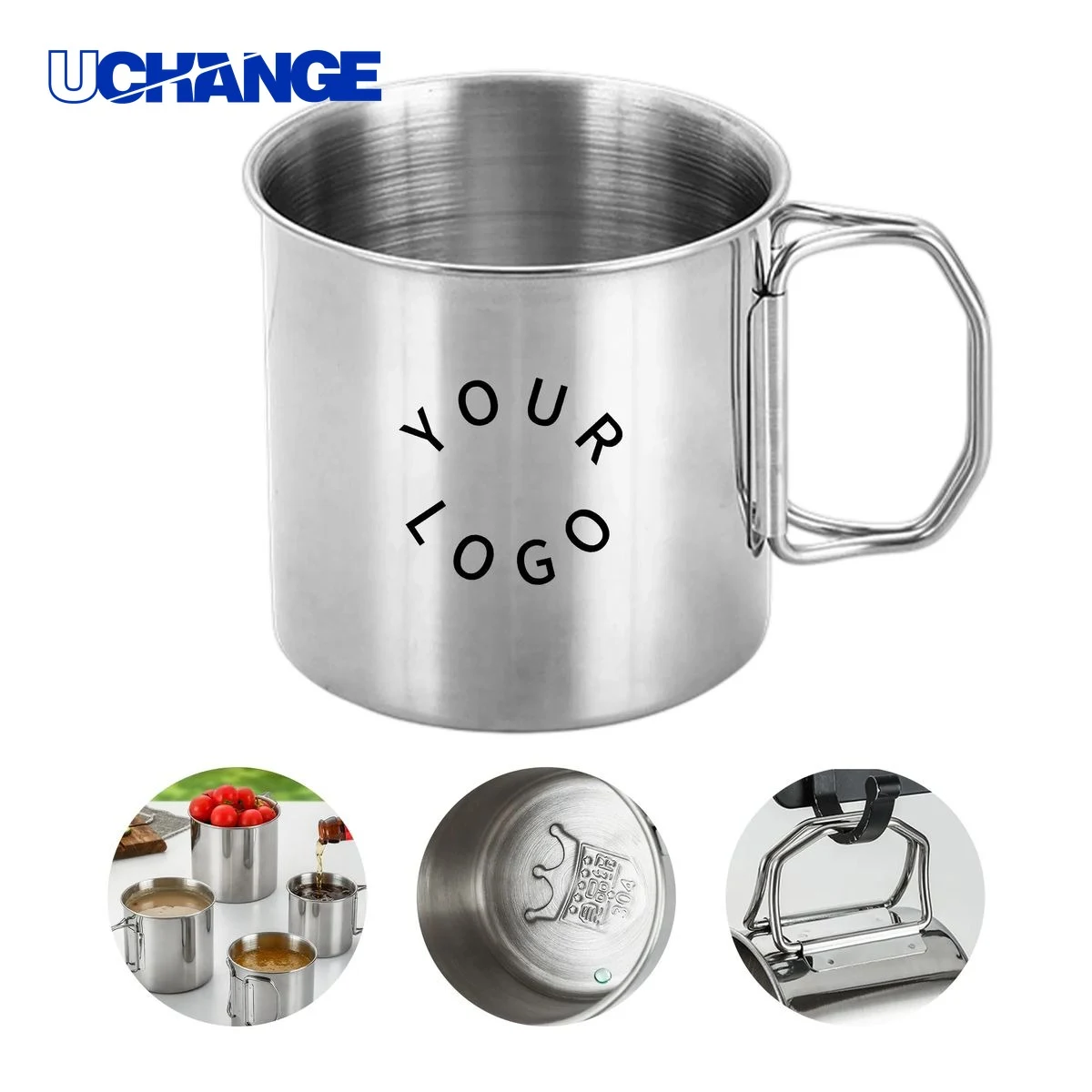 Stainless Steel Cup Drinkware Collapsible for Travel 1