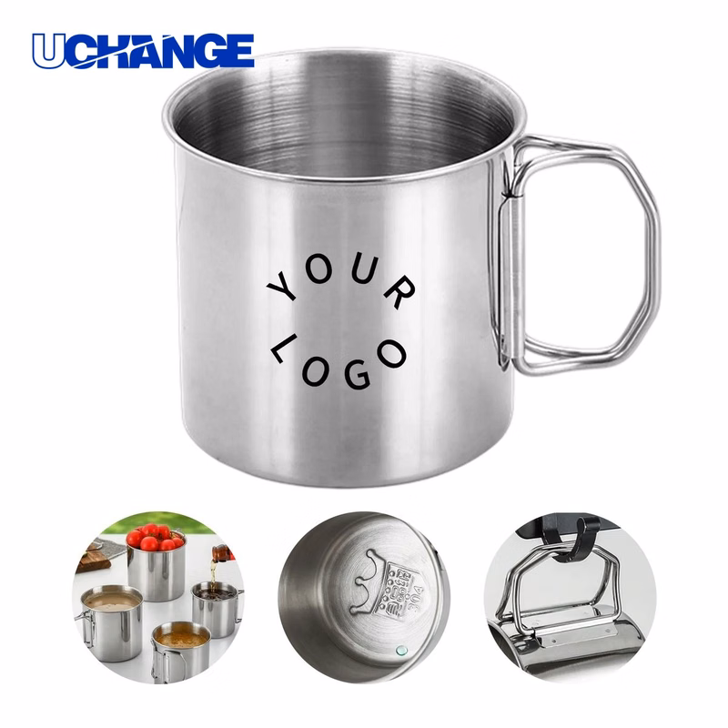 Stainless Steel Cup Drinkware Collapsible for Travel