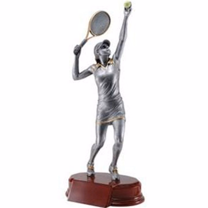 10-1/2" Tennis-Female Resin Figure