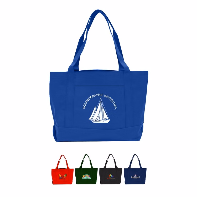 Solid Color Boat Tote