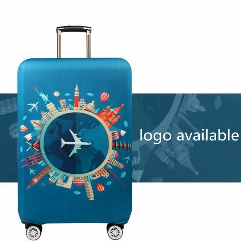 Spandex Printed Luggage Suitcase Protector Cover