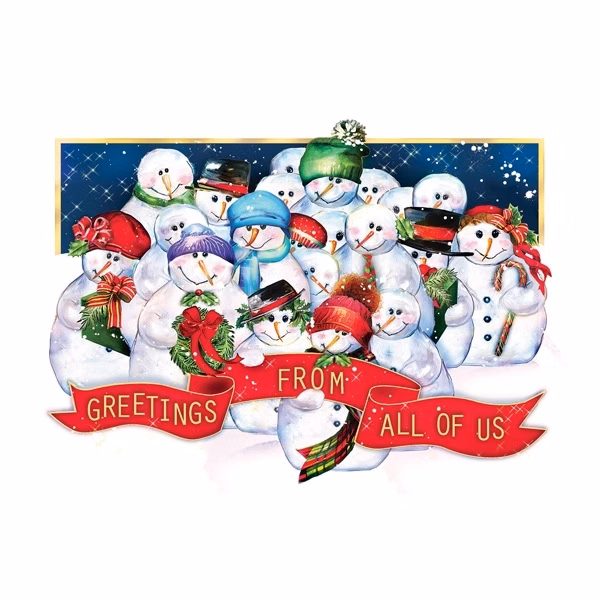 Frosty Crew Holiday Cards