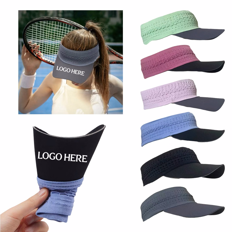 MOQ10 Stretchy Quick Dry Sun Protection Visor Hat