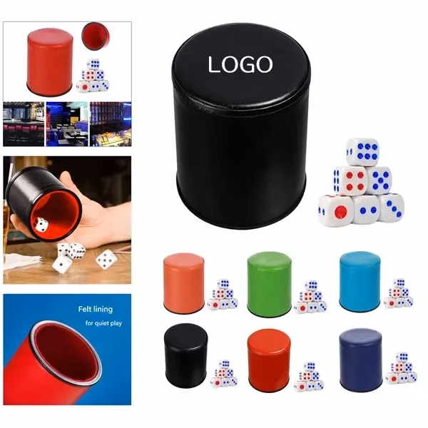 Handcrafted Dice Cocktail Shaker with Barware Set