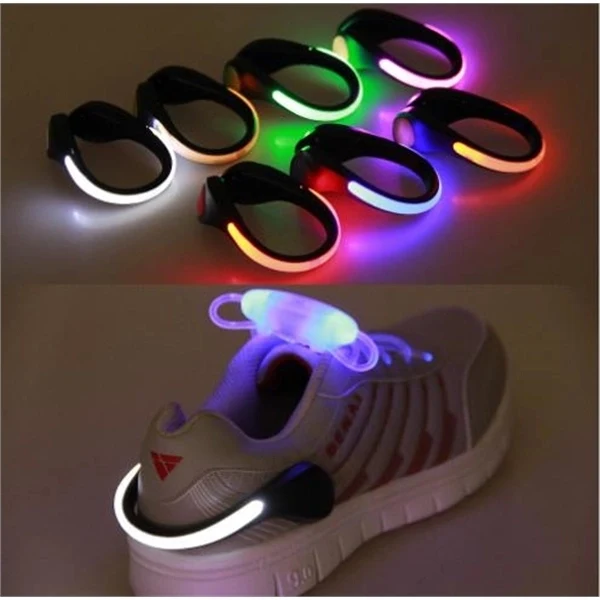 Flashing Light Up Shoe LED Safety Clip 1