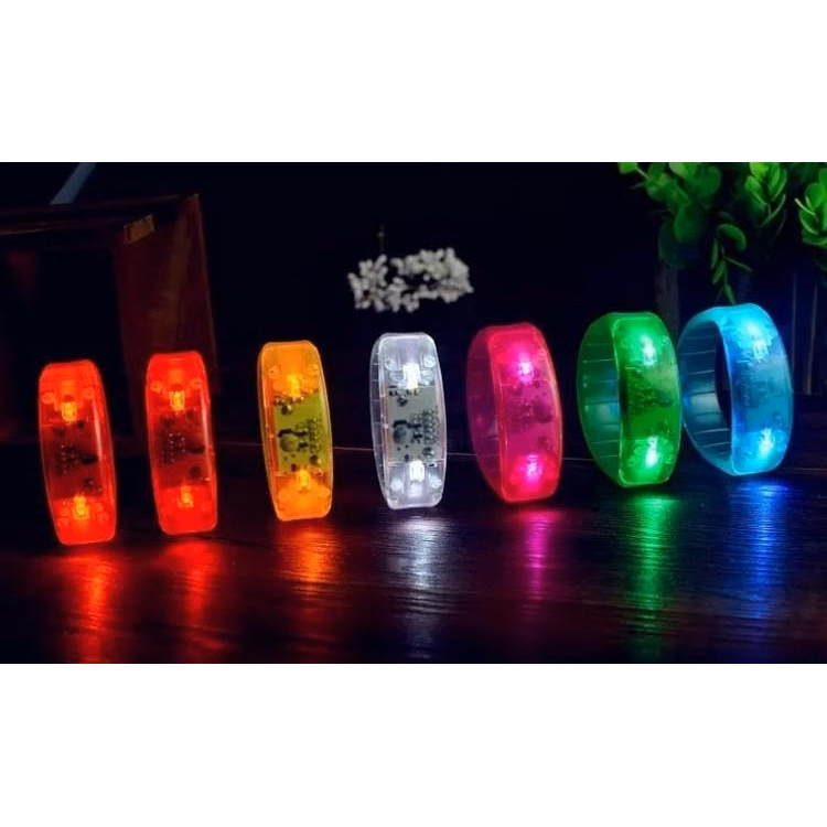 Led Buttone Control Sports Wristband Bangle