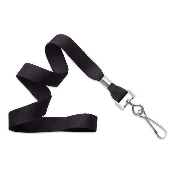 5/8" Flat Blank Lanyard with Breakaway (Split Ring)