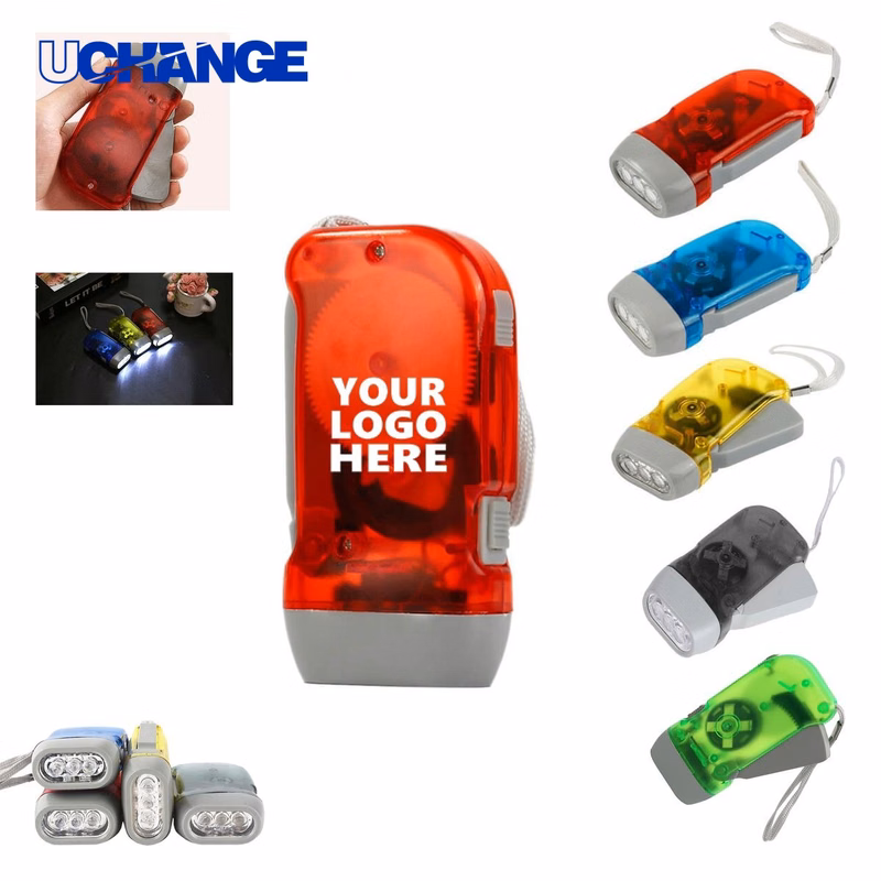 Outdoor Camping Hand Crank Flashlight Tool