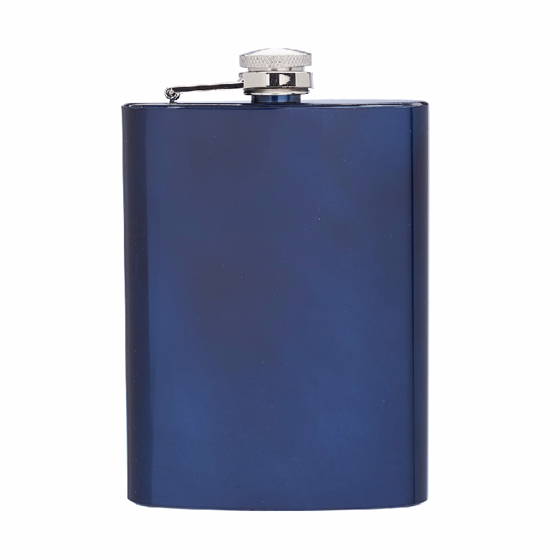 Stainless Steel Hip Flask, 8 oz.