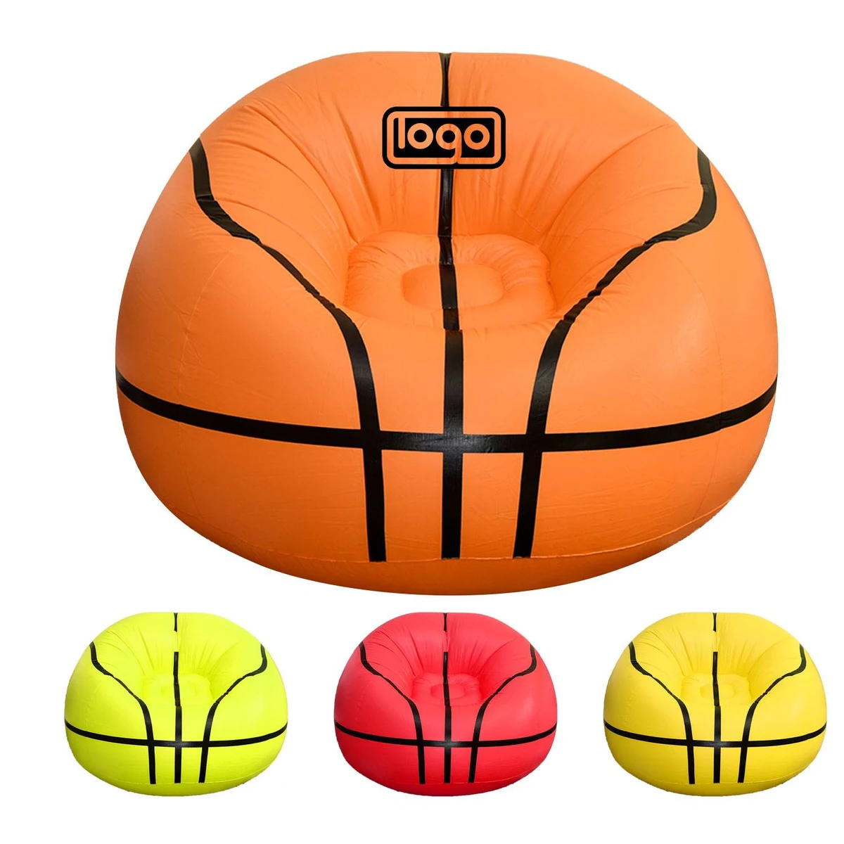 PVC inflatable lazy basketball sofa 1