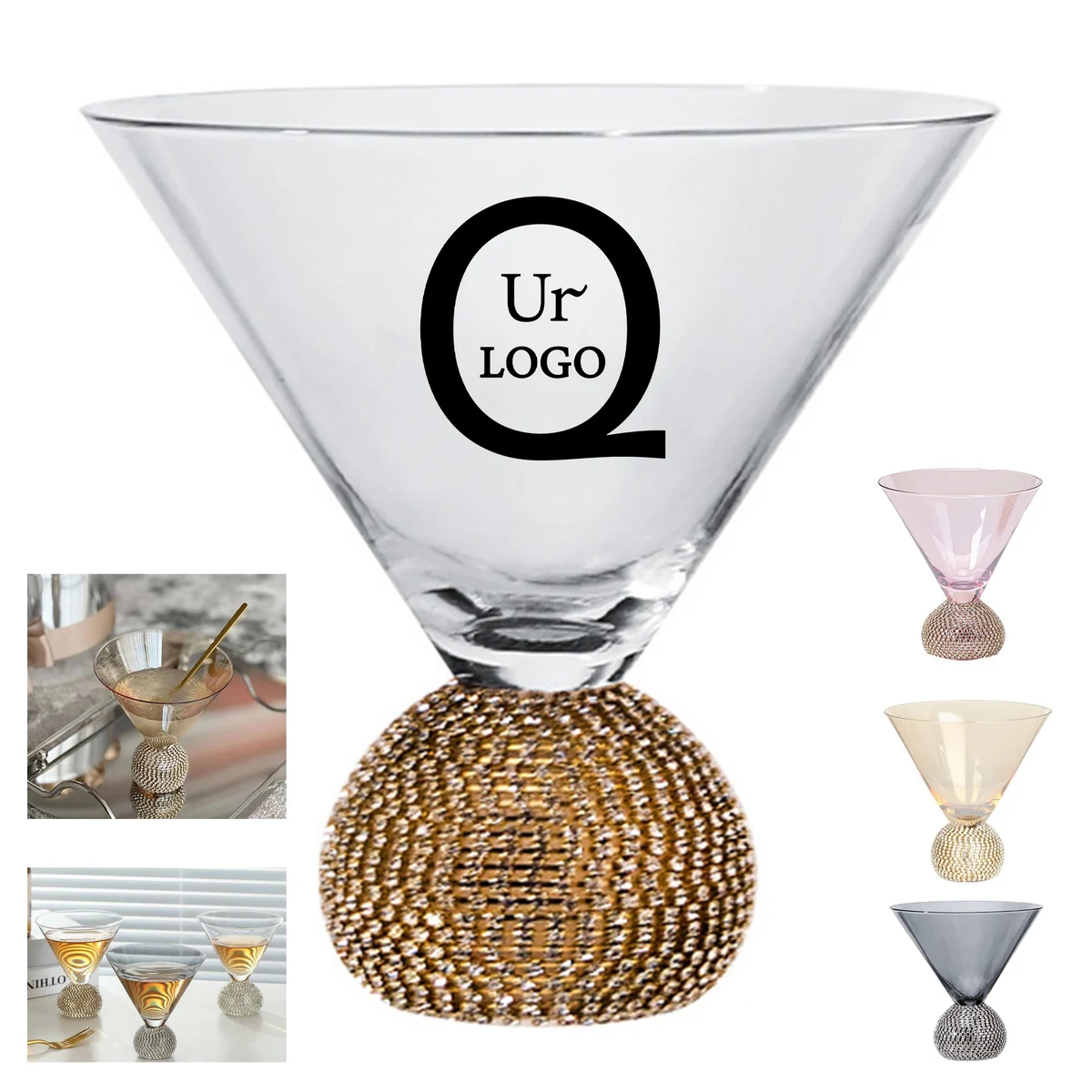 10 Oz Diamond Cocktail Cup 1