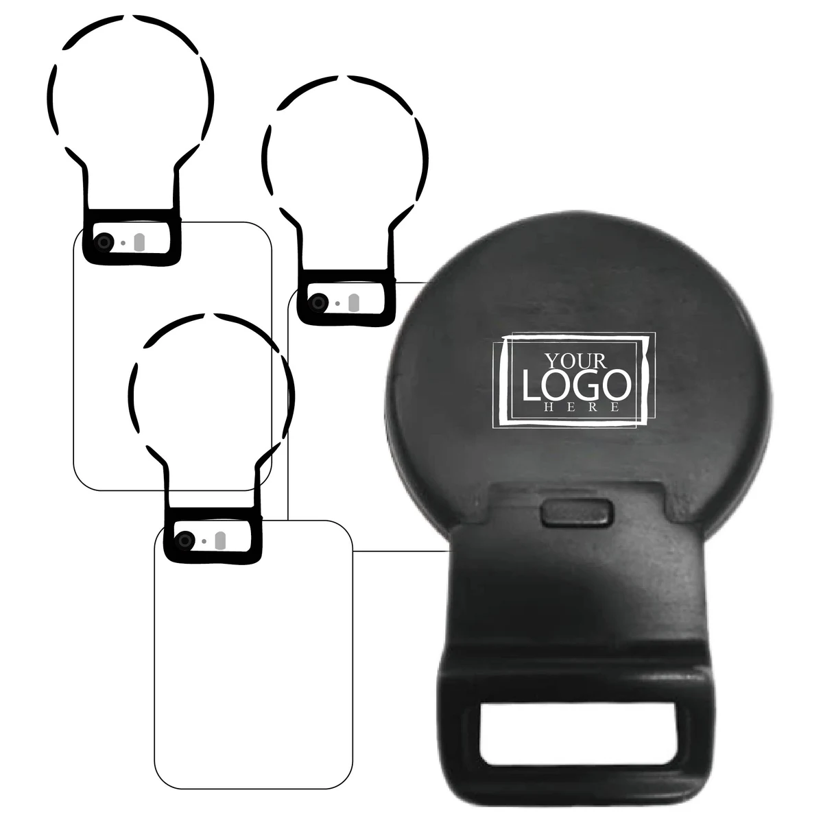 Selfie Flashlight with Mirror 1