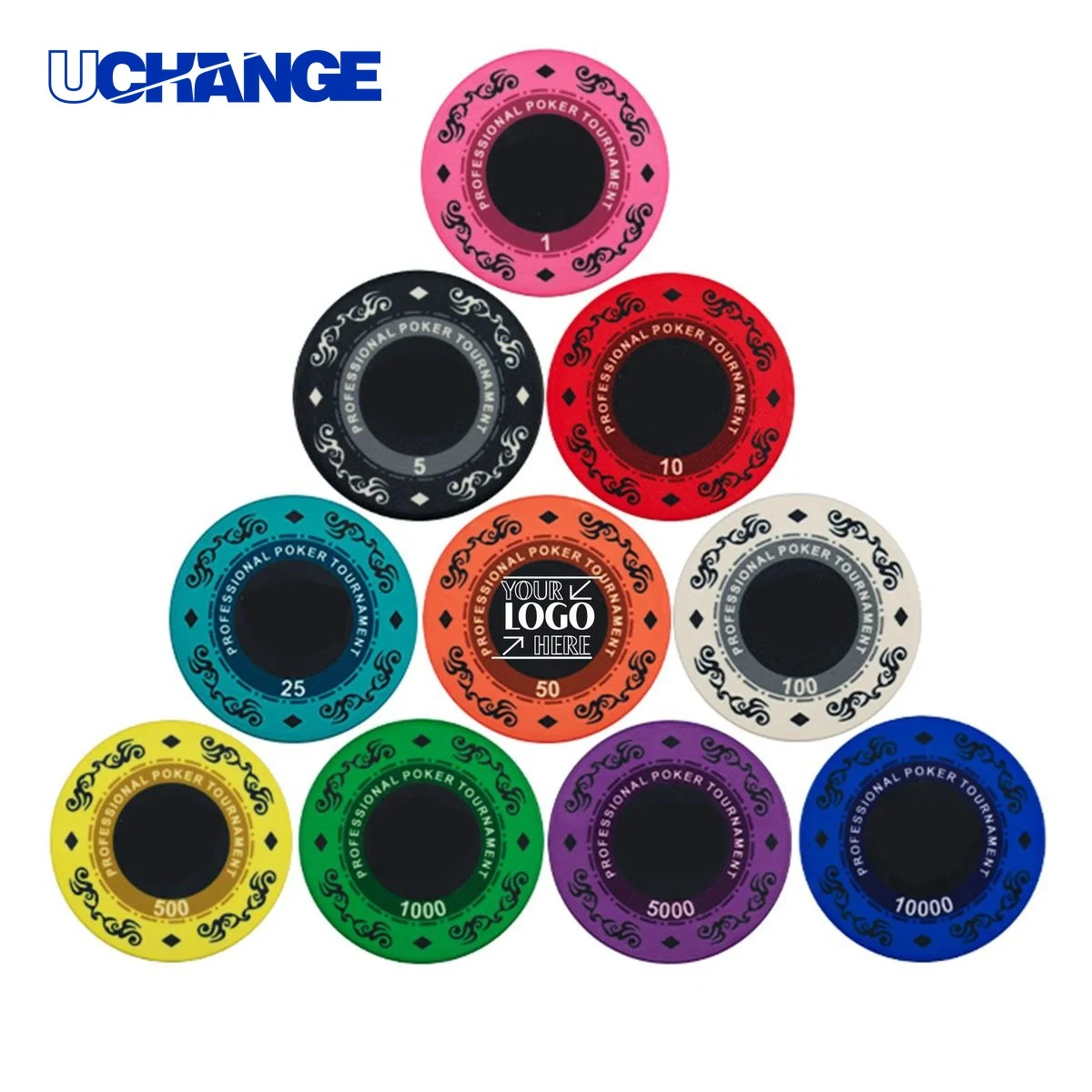 Ceramic Poker Chips for Gambling 1
