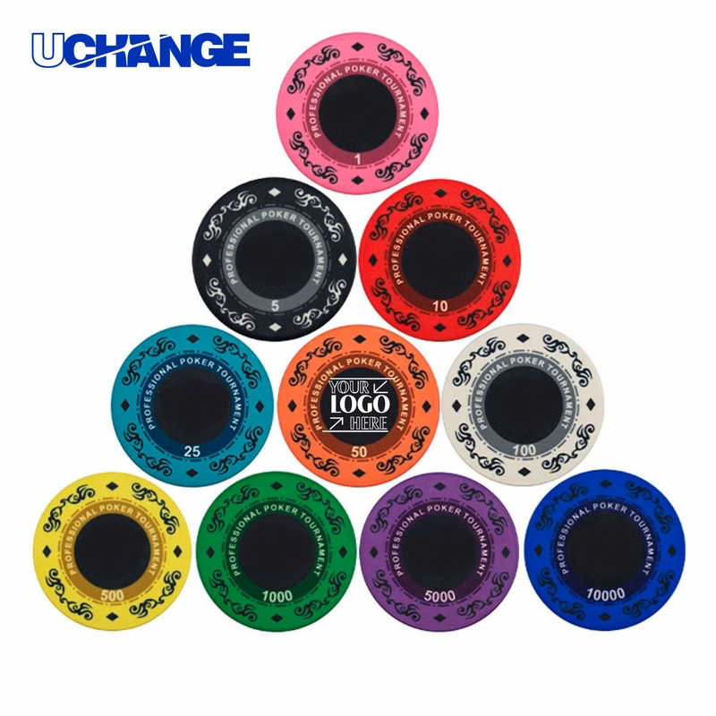 Ceramic Poker Chips for Gambling